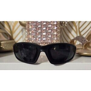 MF Eyewear Payback Padded Motorcycle Sunglasses Black Frames, Polarized